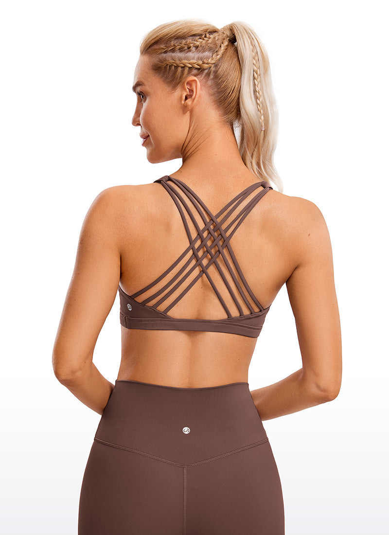 Soutien-gorge de sport Strappy Strappy Strappy Impact faible