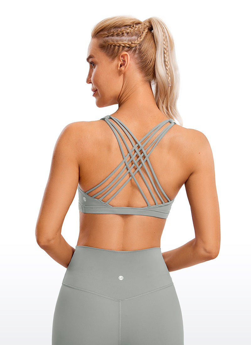 Soutien-gorge de sport Strappy Strappy Strappy Impact faible