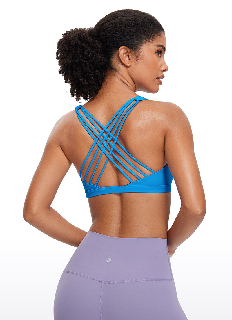 Soutien-gorge de sport Strappy Strappy Strappy Impact faible