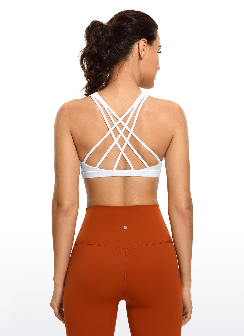 Soutien-gorge Nakedfeel brossé avec dos croisé