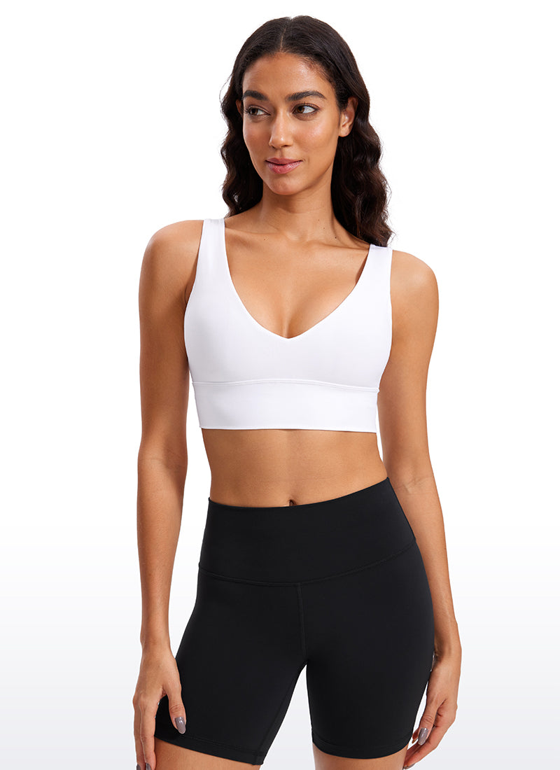 Soutien-gorge de sport long à col en V profond Butterluxe