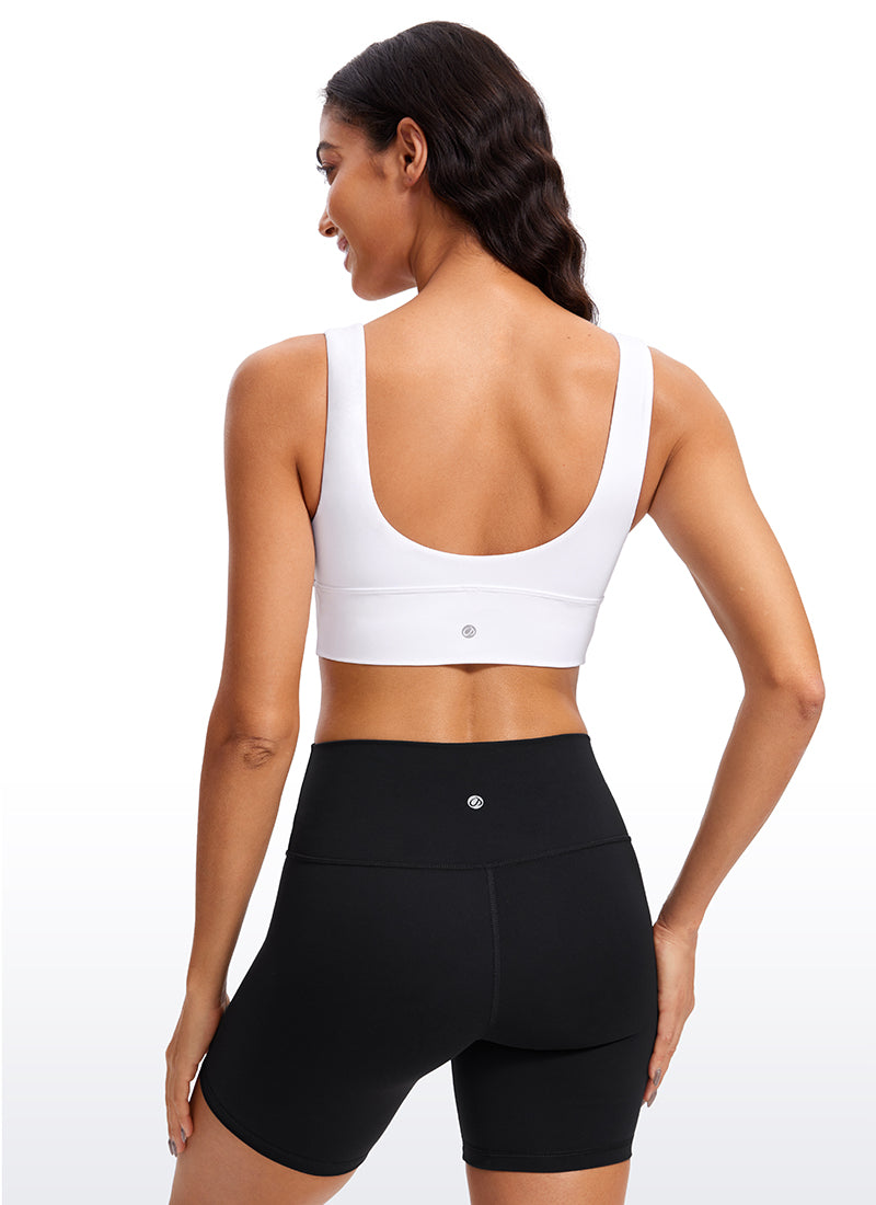 Soutien-gorge de sport long à col en V profond Butterluxe