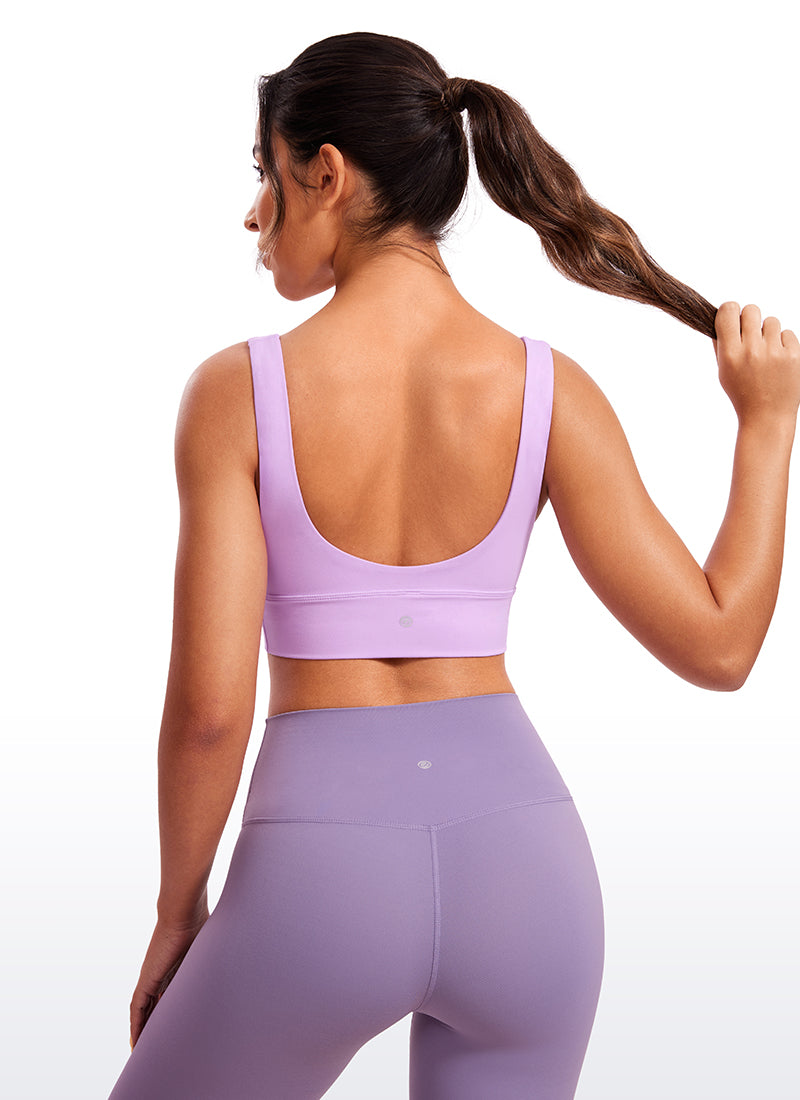 Soutien-gorge de sport long à col en V profond Butterluxe