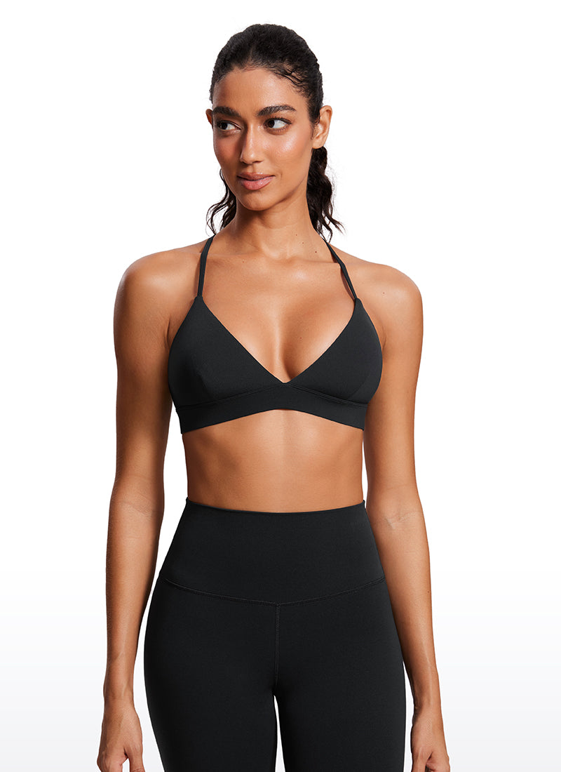 Soutien-gorge de sport à bretelles doublement doublé en triangle Nakedfeel