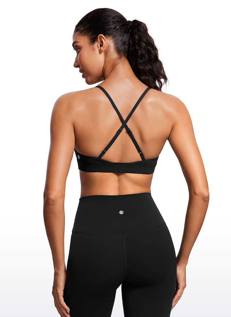 Soutien-gorge de sport à bretelles doublement doublé en triangle Nakedfeel