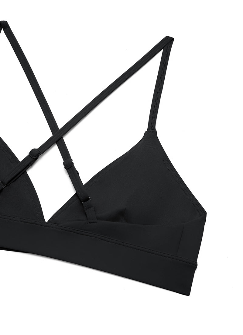 Soutien-gorge de sport à bretelles doublement doublé en triangle Nakedfeel