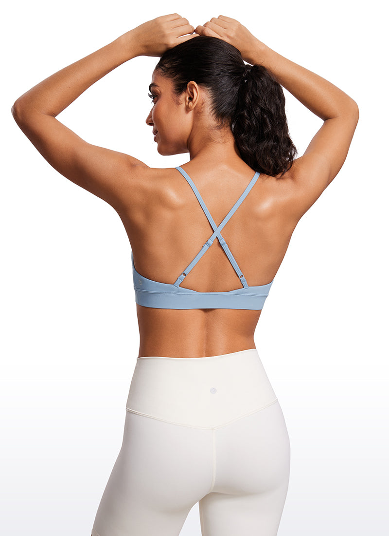 Soutien-gorge de sport à bretelles doublement doublé en triangle Nakedfeel