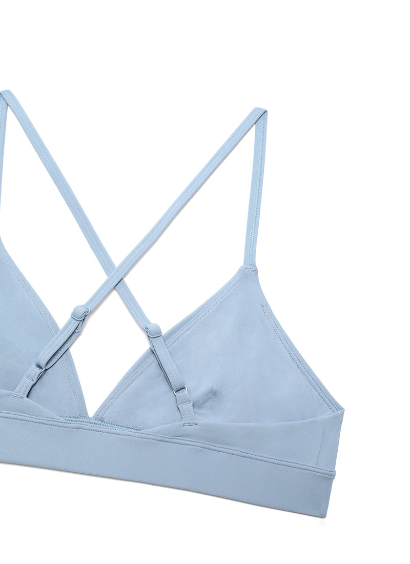 Soutien-gorge de sport à bretelles doublement doublé en triangle Nakedfeel