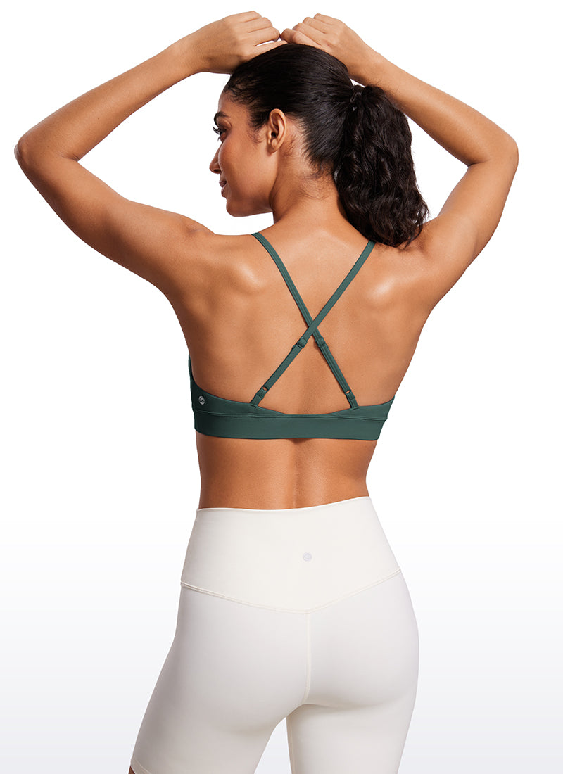 Soutien-gorge de sport à bretelles doublement doublé en triangle Nakedfeel