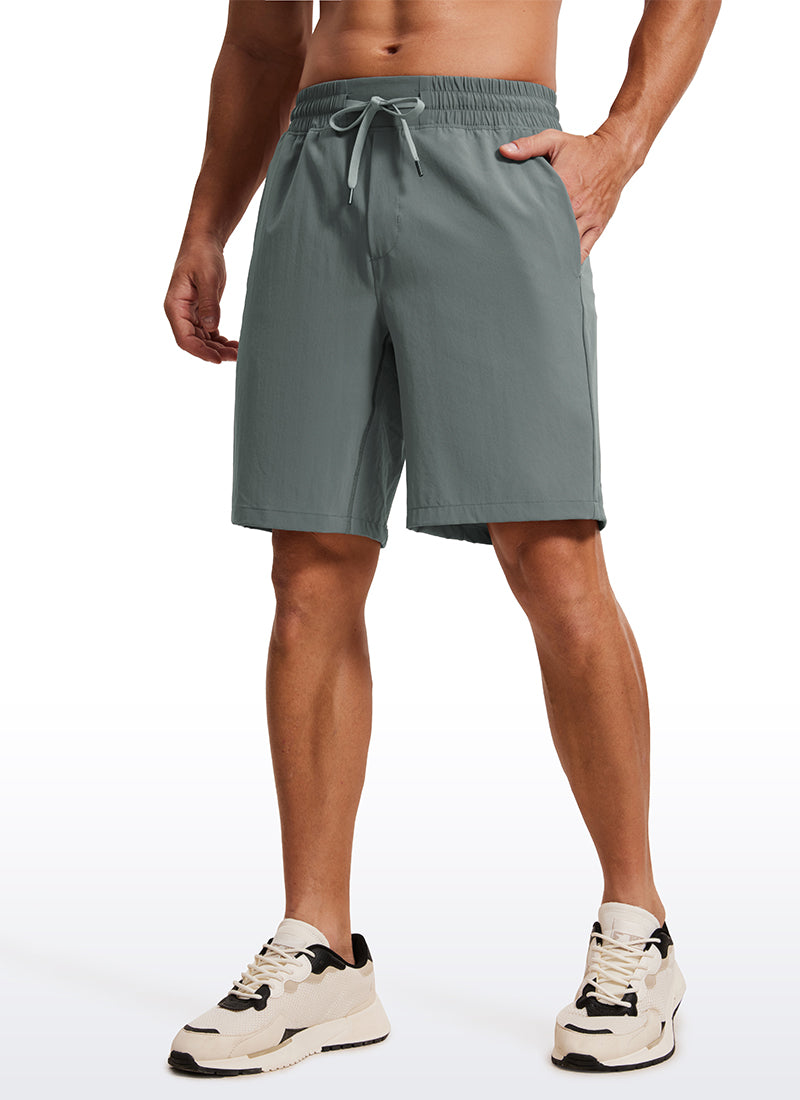 Shorts athlétiques rapides pour hommes avec poches 9 ''