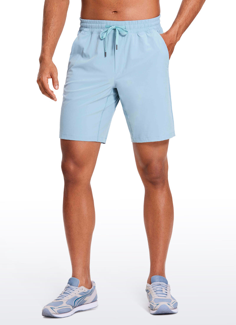 Shorts athlétiques rapides pour hommes avec poches 9 ''