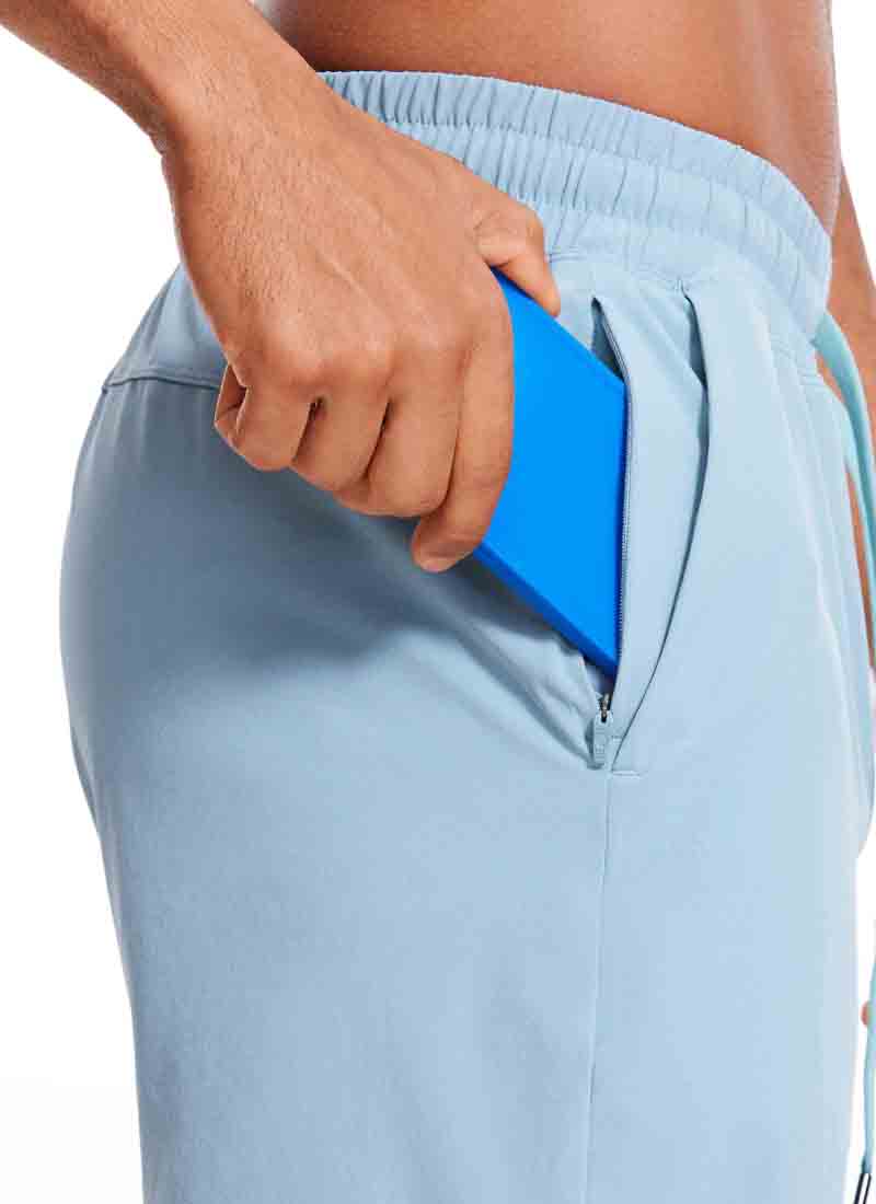 Shorts athlétiques rapides pour hommes avec poches 9 ''