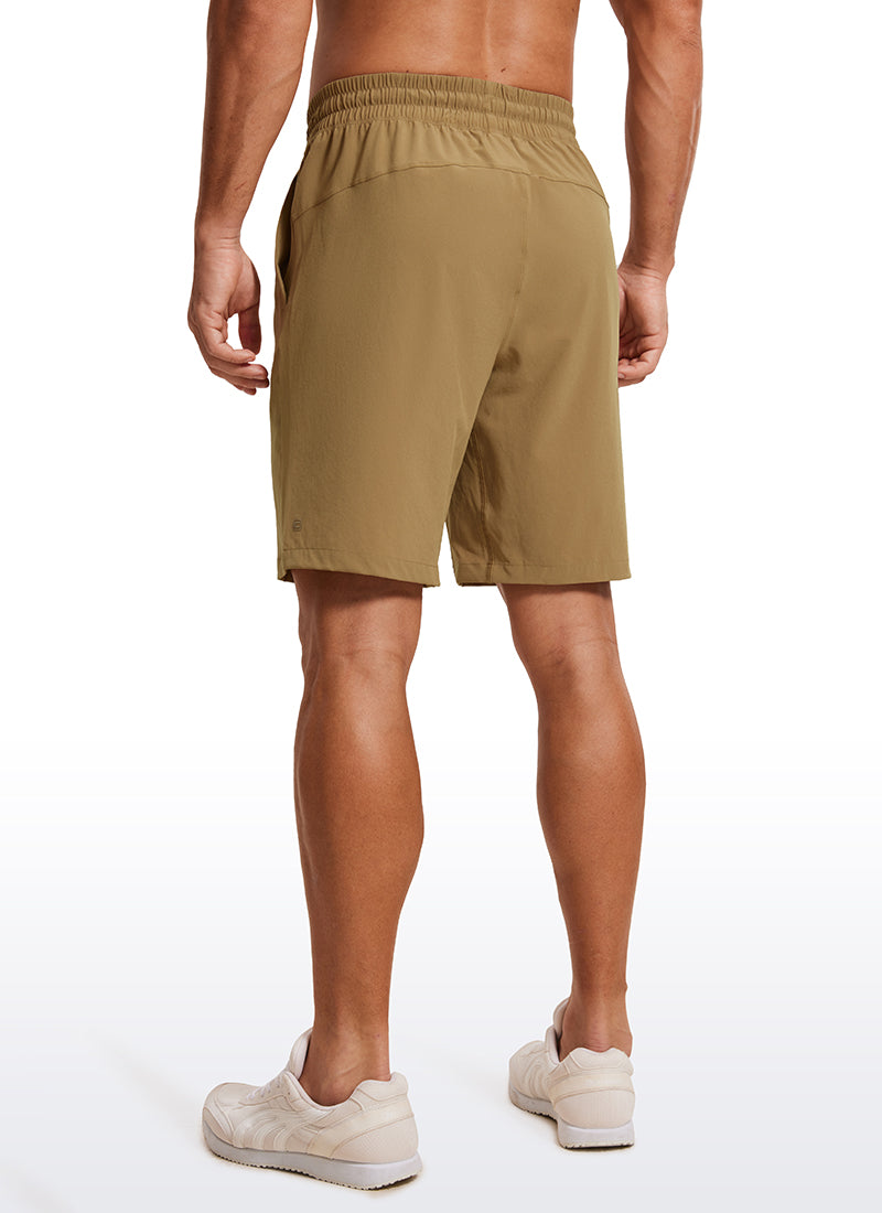 Shorts athlétiques rapides pour hommes avec poches 9 ''