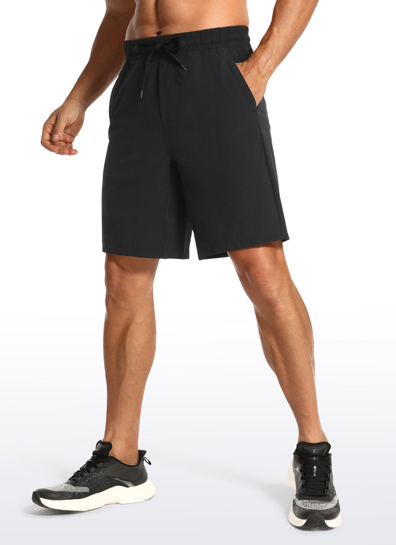 Shorts athlétiques rapides pour hommes avec poches 9 ''