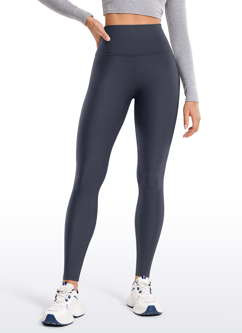 Legging doublé en molleton thermique 28 '' - Ceinture sans couture