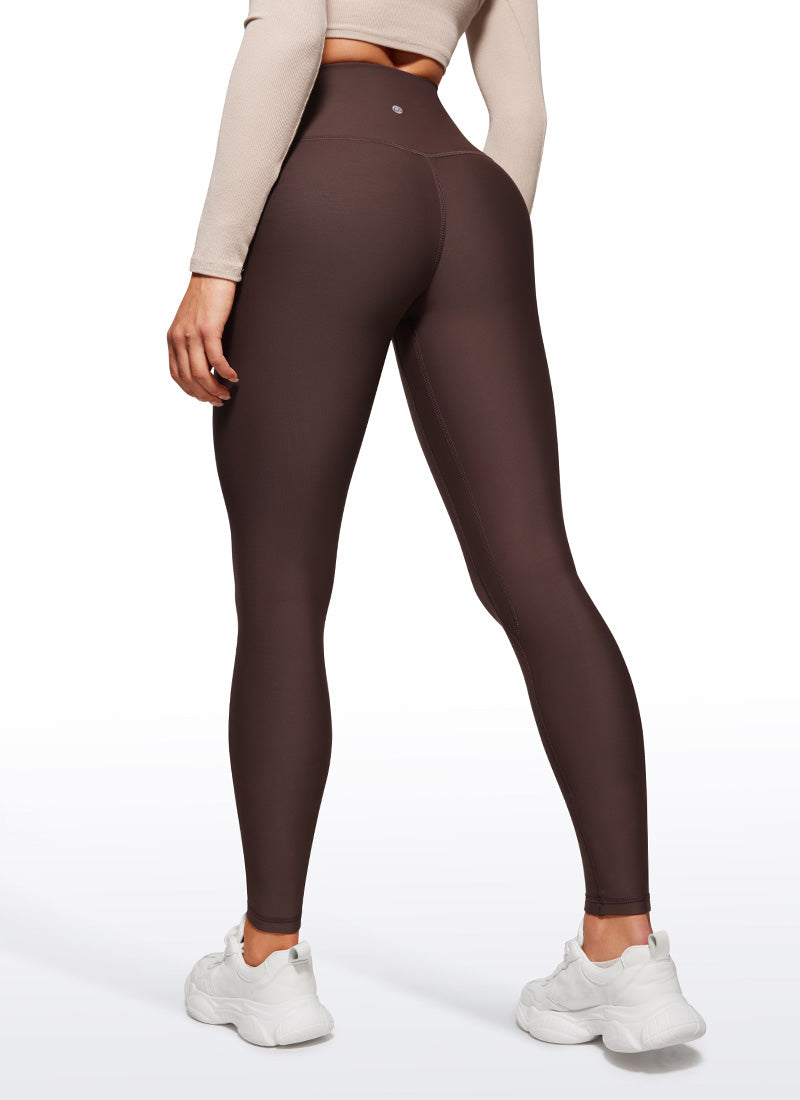 Legging doublé en molleton thermique 28 '' - Ceinture sans couture