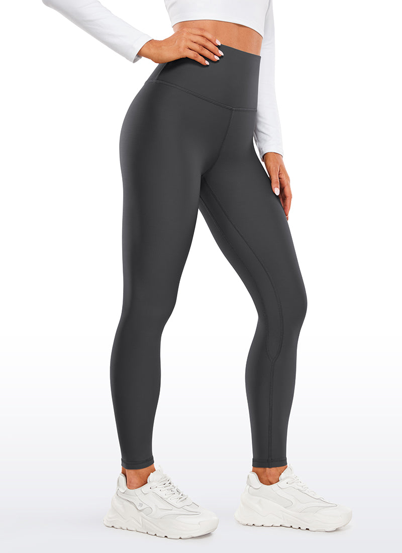 Legging doublé en molleton thermique 28 '' - Ceinture sans couture