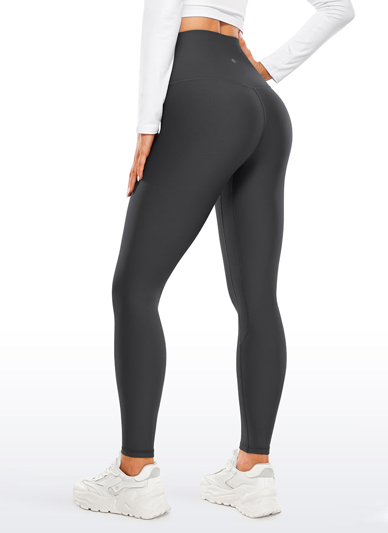 Legging doublé en molleton thermique 28 '' - Ceinture sans couture