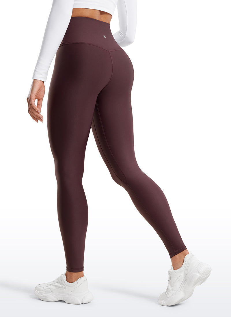 Legging doublé en molleton thermique 28 '' - Ceinture sans couture