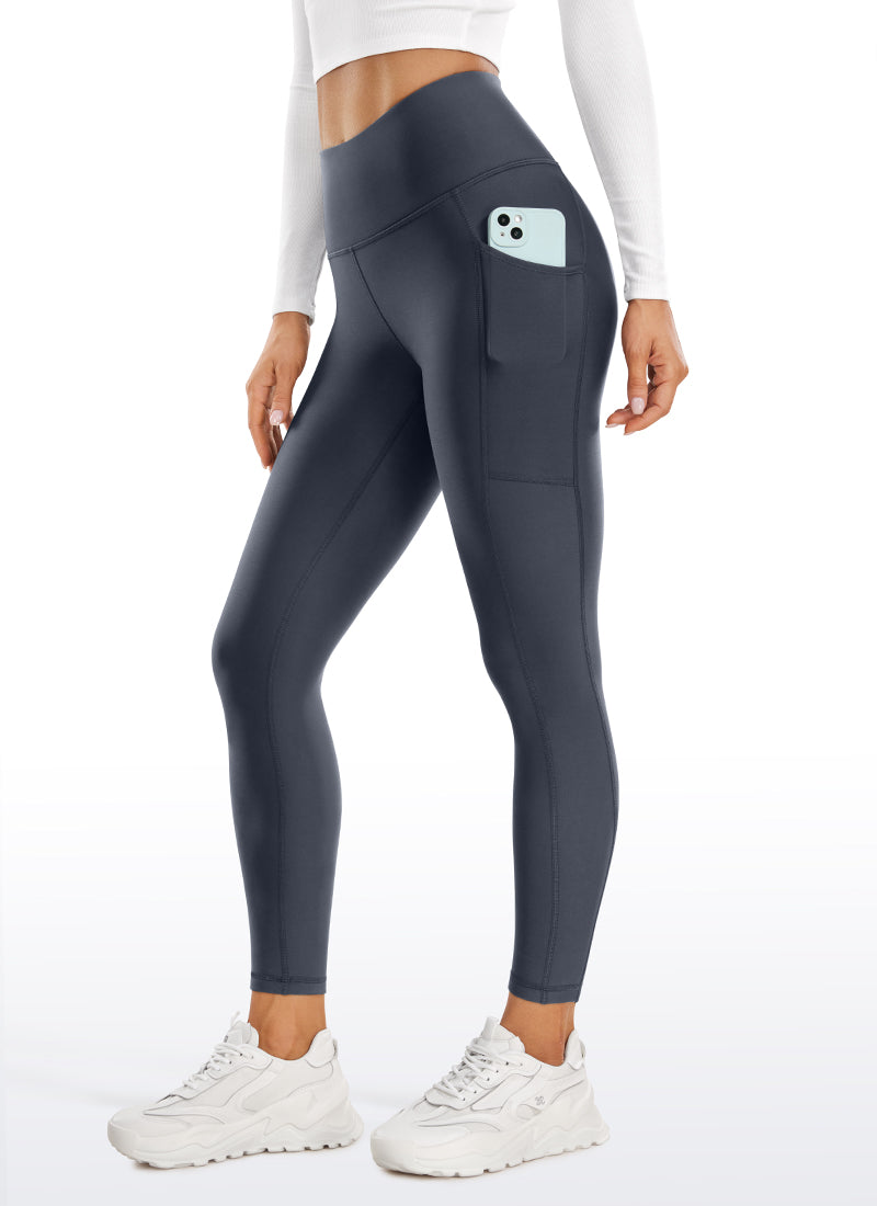 Leggings de poche doublé en molleton thermique 25 ''