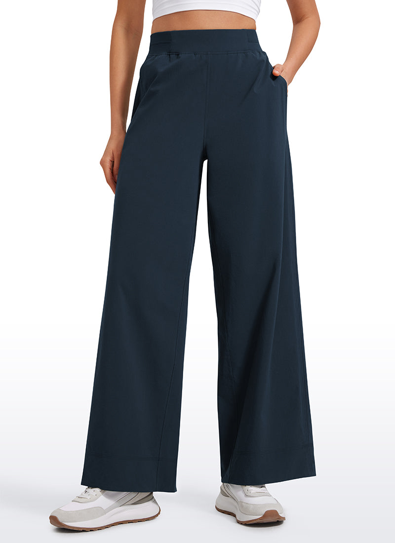 Stretch Wide Leg Casual Pants 30