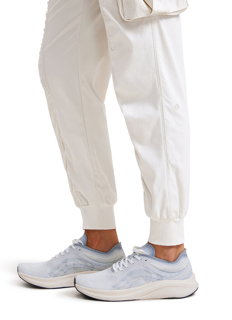 Lightweight Mid Rise Joggers with Pockets 28.5'' - Ruched